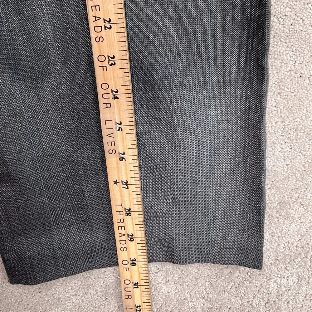 Botany 500 Suit Men 44L 35W 30L Athletic Fit Gray Multi Stripe Double‎ Breasted